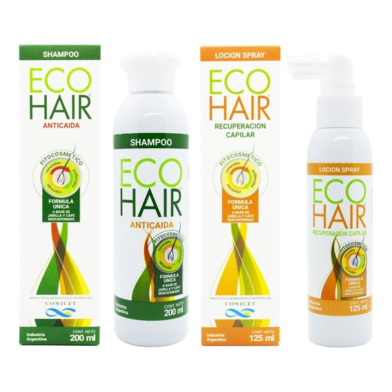 Eco Hair Shampoo + Loción Anticaída Crecimiento Local