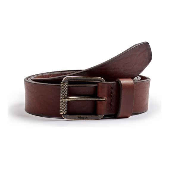 Cinturón Hombre Leather Belt Brown Talla 90