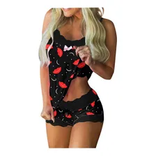 Q Womens Printing Lace Sling Tops Sin Mangas Slic 3694 Q Womens Printing Lace Sling Tops Sin Mangas Slic 3694