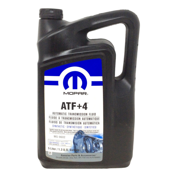 Aceite De Transmisión Manual Para Auto/camioneta Mopar Atf+4 Viscosidad Atf+4 X5l