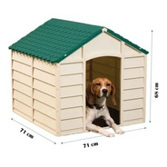 Casa Casinha Pet Small Dog Kennel 71 X 71 X 68cm Desmontável