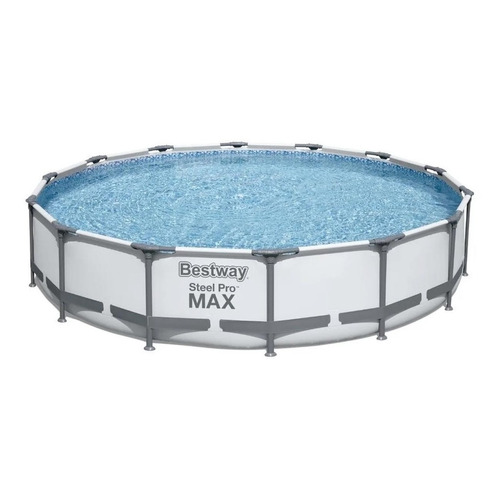 Alberca Estructural Circular Steel Pro 427cm + Bomba Bestway Color Azul Mosaico