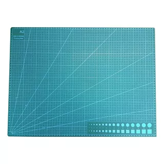 Base Tablero Tabla De Corte A2 Medidas 60x45 Cm Patchwork Color Verde Oscuro