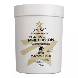Kit Descolorante Dyusar Professional  Pó Decolorante Dyusaar Platine Precision Tom Blonde