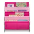 Rack Para Libros Blanco Y Rosado  Rosa
