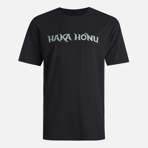 Polera Hombre Logo Negro Haka Honu