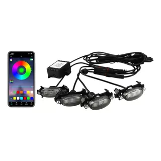 Luz Parrilla Máscara Rejilla Led Raptor Rgb Control App 12v