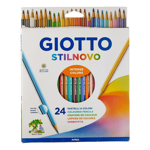 Lápices 24 Colores Giotto Stilnovo