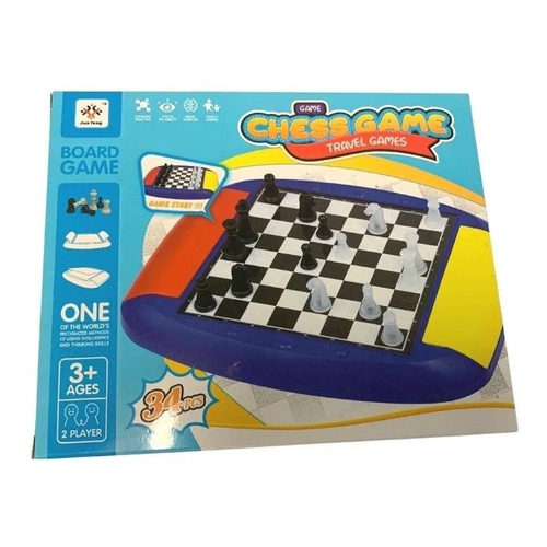 Juego De Mesa Ajedrez 23 Cm Plastico