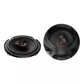 Parlante Tipo Pioneer Ts-r1651s Para Autos, Pickups & Suv Color Negro De 4 Ohms