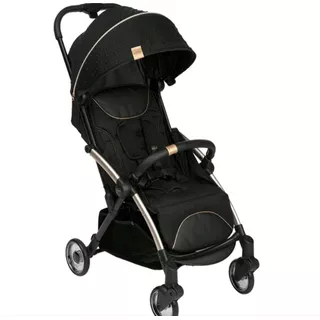 Carrinho De Bebê De Paseio Chicco Juvenile Goody Preto Com Chassi De Cor Dourado