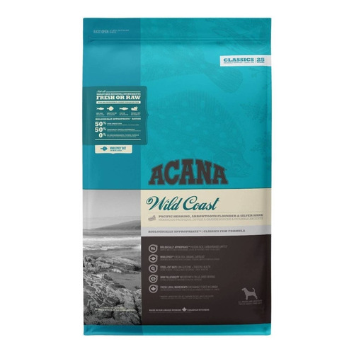 Alimento Acana Wild Coast para perro todos los tamaños sabor mix en bolsa de 5.9kg