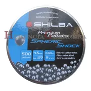 Balines Shilba Spheric Shock 4.5mm X500 9 Grain Aire Compr