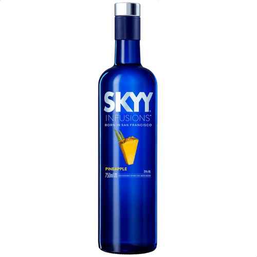 Vodka Skyy Anana Pineapple 750ml Saborizado Pack X6 Botellas