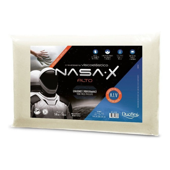 Almohada Flex Nasa Cervical 100% Viscoelastica Memory Foam