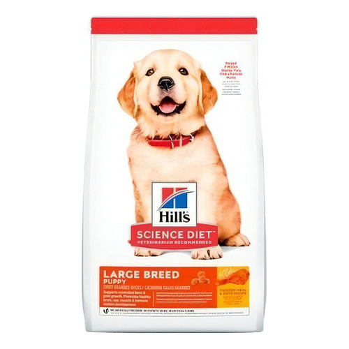 Alimento Hill's Science Diet Puppy Large Breed para perro cachorro de raza grande sabor pollo y avena en bolsa de 30lb