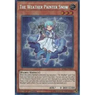The Weather Painter Snow - Spwa-en029 - Secret Rare