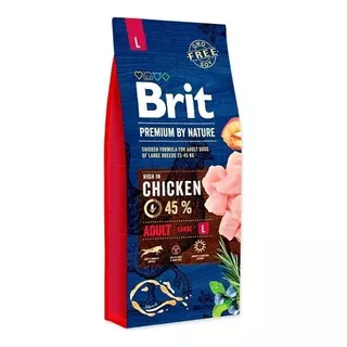 Alimento Brit Brit Premium By Nature Adult Large Para Perro Adulto De Raza Grande Sabor Pollo En Bolsa De 3kg