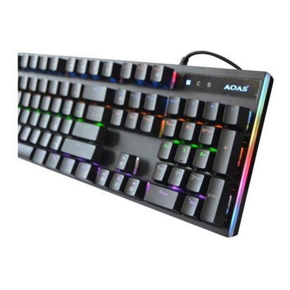 Teclado Gamer Mecánico Con Luces M-600 Español Tiene La Ñ