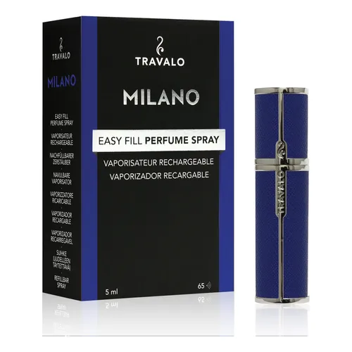 Perfume Atomizer Travalo Milano U-change System 5ml Blue Perfume Atomizer Travalo Milano U-change System 5ml Blue