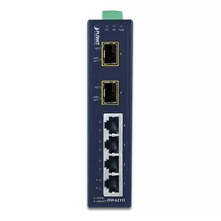 Switch Planet Industrial 4 Portas + 2 Sfp Isw-621tf