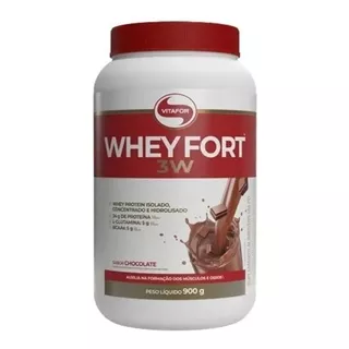 Whey Fort 900g Vitafor Proteina Isolada/concentrada Original