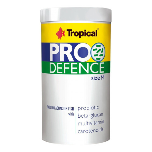 Alimento Peces Pro Defence Garnulos Medianos 110 Gr Tropical