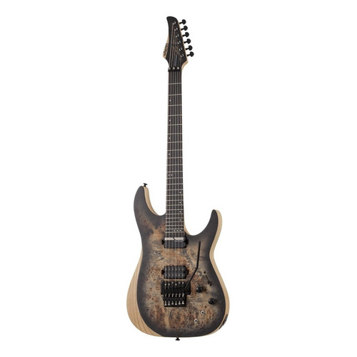 Guitarra eléctrica Schecter Reaper-6 FR S de fresno 2019 satin charcoal burst satin con diapasón de ébano