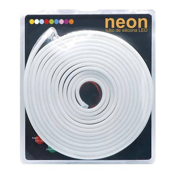 Cinta Neon Flex Led 12v Unicolor Rollo X 5 Metros