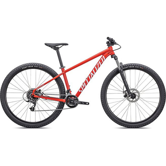 Bicicleta Para Mtb Specialized Rockhopper 27.5 Color Flo Red/white Tamaño Del Cuadro M