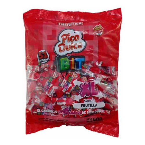 Caramelos Masticables Pico Dulce Bit X 51 Unidades. 