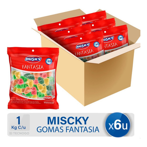 Caja Gomita Misky Fantasia Frutales Conito - Mejor Precio