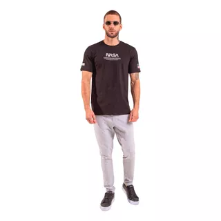 Remera Nasa Hombre Dromo Algodón Estampada Premium Corta