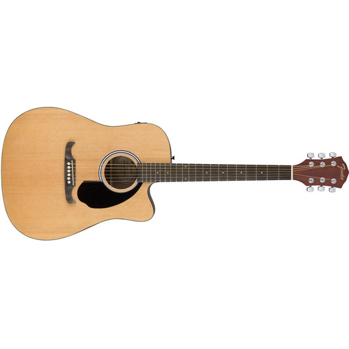 Guitarra Electroacustica Fender Fa125 Ce Natural, Meses Color Natural Orientación de la mano Derecha