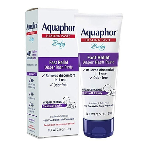 Aquaphor Baby Diaper Rash Fast Relief Sarpullido De Pañal 99