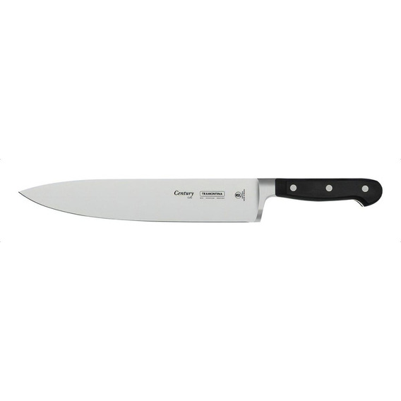 Tramontina Century 24011/110 cuchillo chef con lamina de acero inoxidable y mango de policarbonato 10"