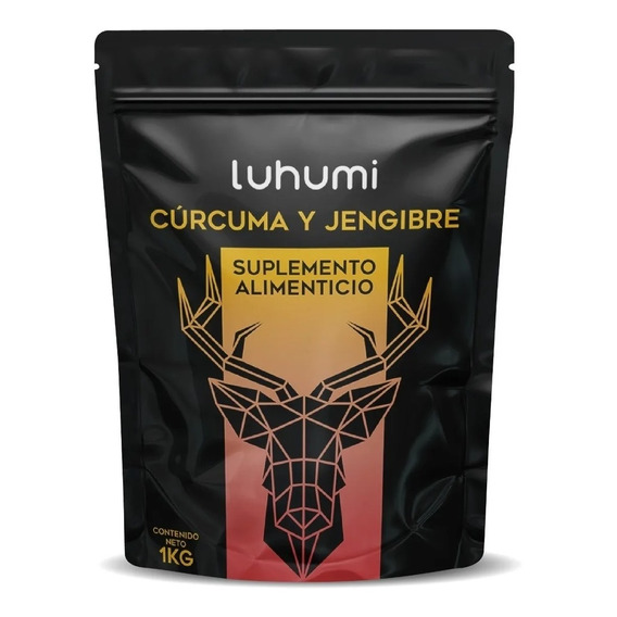 Jengibre Cúrcuma Suplemento Superfood Luhumi Polvo 1kg