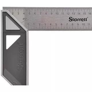 Esquadro 12 300 Mm Cabo De Alumínio Starrett - K53m-300-s