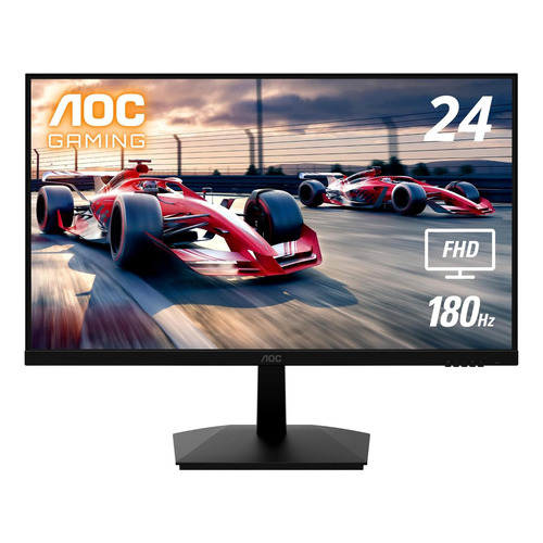 Monitor Gamer 24 Full Hd 1920 X 1080, 180hz 1 Ms Aoc Color Negro 110v/220v