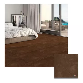 Porce Chocolate 60x60 Rectificado Tendenza Jasper Satinado M