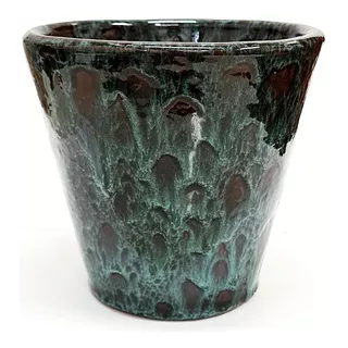 Vaso De Cerâmica Esmaltado 16x16 Ce9121p Je Full