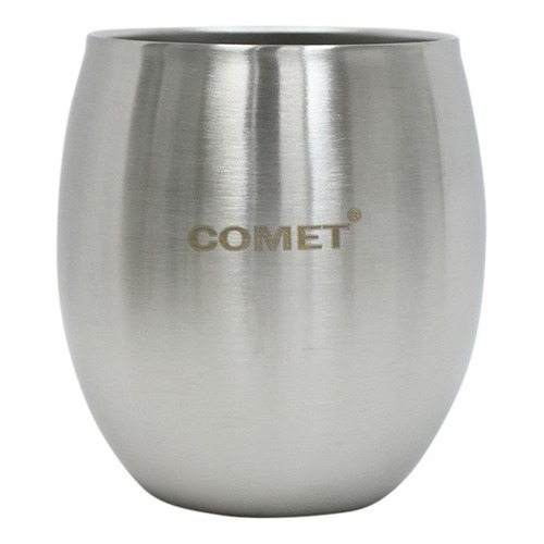 Mate Acero Inoxidable Doble Pared Comet Calidad Hts Color Plateado Liso