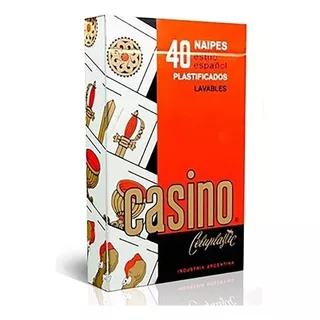Naipes Casino Mazo X 40 Cartas X 1 Un. (color Rojo / Azul)