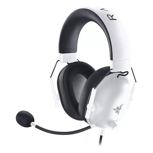 Auriculares Gamer Razer Blackshark V2 X Pc Ps4 Switch 3.5mm Color Blanco