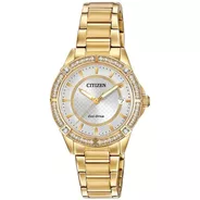 Reloj Citizen Eco-drive Gold Para Mujer Original Fe6062-56a