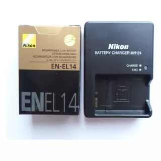 Cargador Nikon Y Bateria Para Nikon D3200 D5500 D5400 D5300