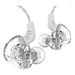 Fone de ouvido in-ear gamer QKZ Audio AK6 AK6 branco no Mercado Livre com oferta e cupom de desconto