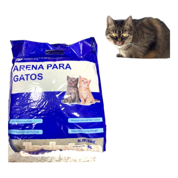 Arena Aglutinante, Arena Sanitaria Para Gato 5kg  D&f