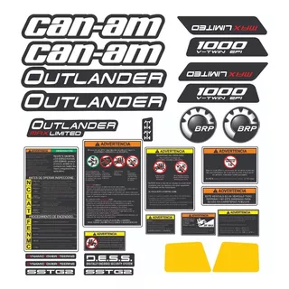 Calcomanias Can-am Outlander 1000max Ltd