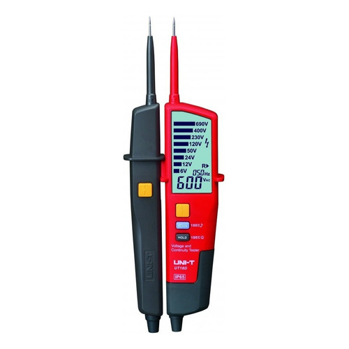 Uni-t Comprobador De Tension Tester Ut18d Pantalla